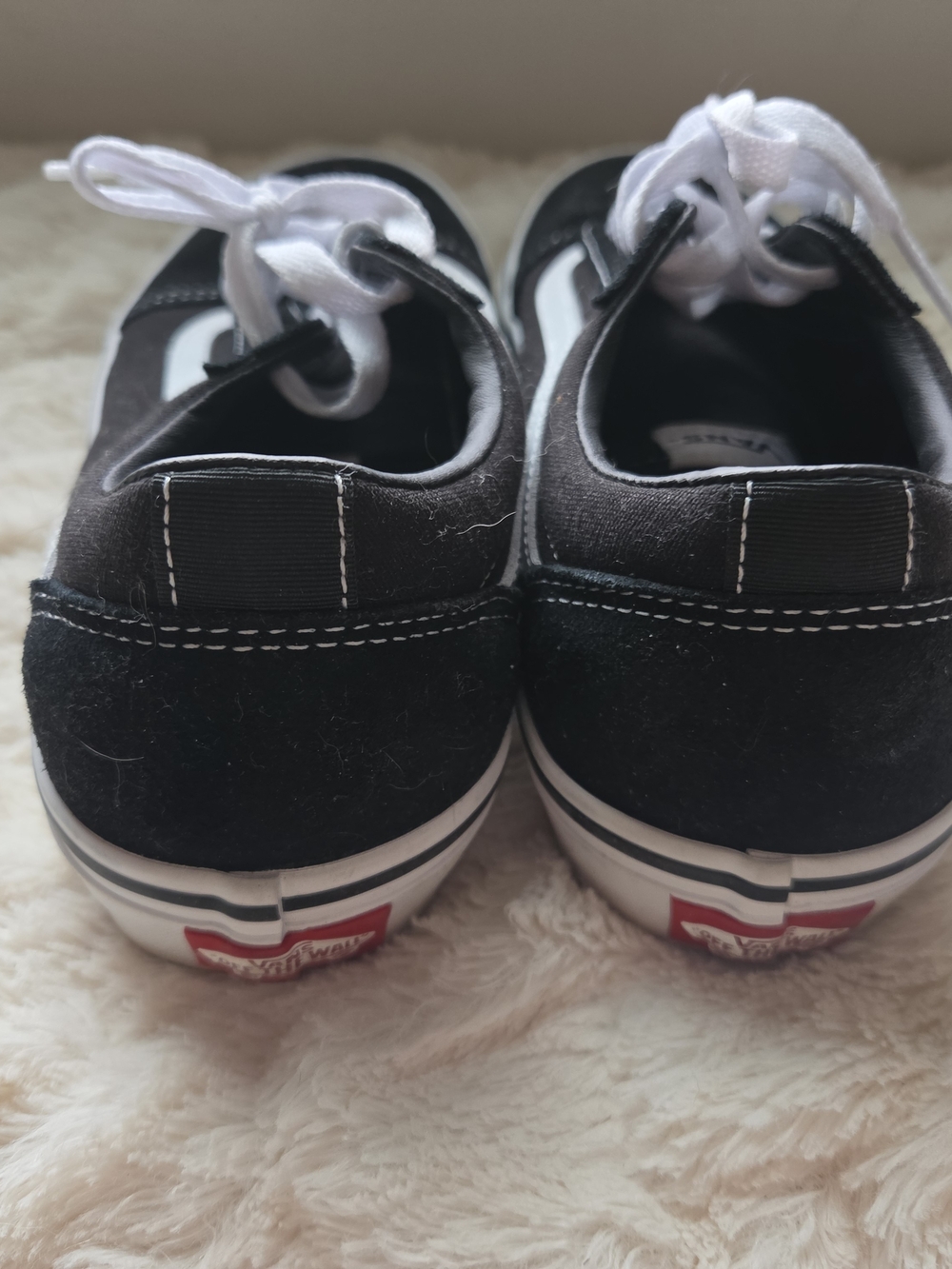Vans Black and White Low-Top Skate Shoes - Picture 4 of 6